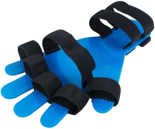 Runsweat指ストレッチプレート手のリハビリ左右のユニバーサル曲げ自在トレーニング用品男女共用ケア用品 (ストラップ付きで調整可能な指板)